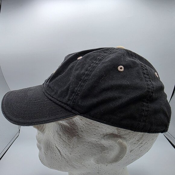 Pebble Beach Golf Links Unisex Adjustable Hat Black Logo 1919 Cotton Cap - Picture 2 of 9